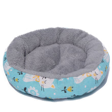 Load image into Gallery viewer, Simple Style Fleece Round Pet Bed