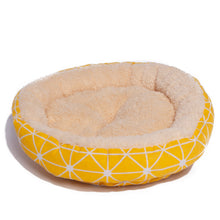 Load image into Gallery viewer, Simple Style Fleece Round Pet Bed