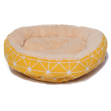 Load image into Gallery viewer, Simple Style Fleece Round Pet Bed