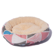 Load image into Gallery viewer, Simple Style Fleece Round Pet Bed
