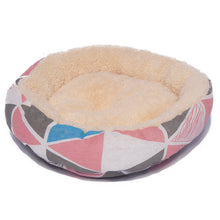 Load image into Gallery viewer, Simple Style Fleece Round Pet Bed