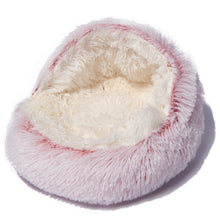 Load image into Gallery viewer, Round Warm Long Plush Nest
